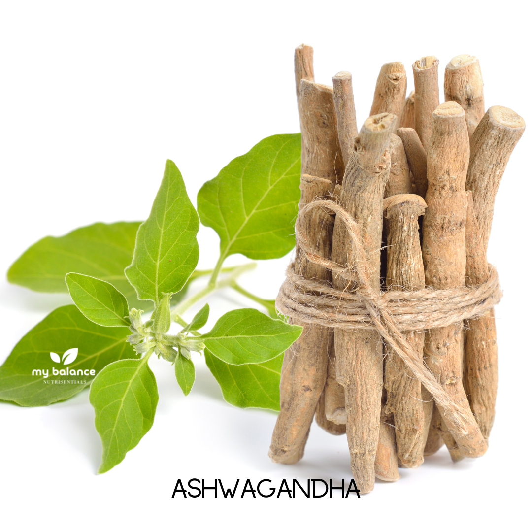 Ashwagandha,an herb commonly helps the body manage stress. supports energy levels, sleep, anxiety reduction, and overall well-being